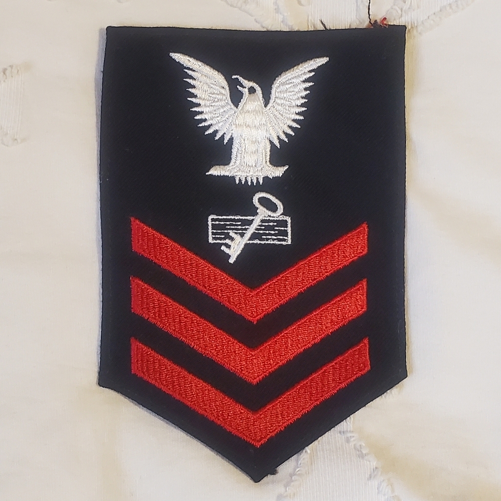 US Navy Military Officer Patch Chevron